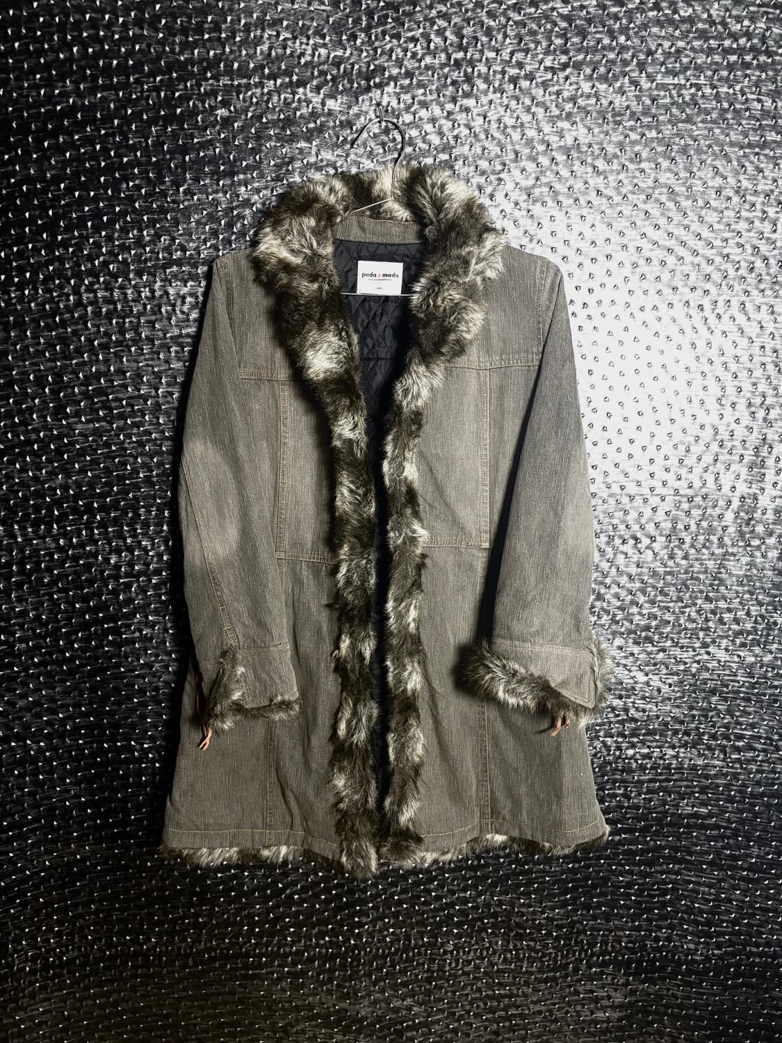 Peda&made 레오파드 퍼 데님자켓 상품이미지1