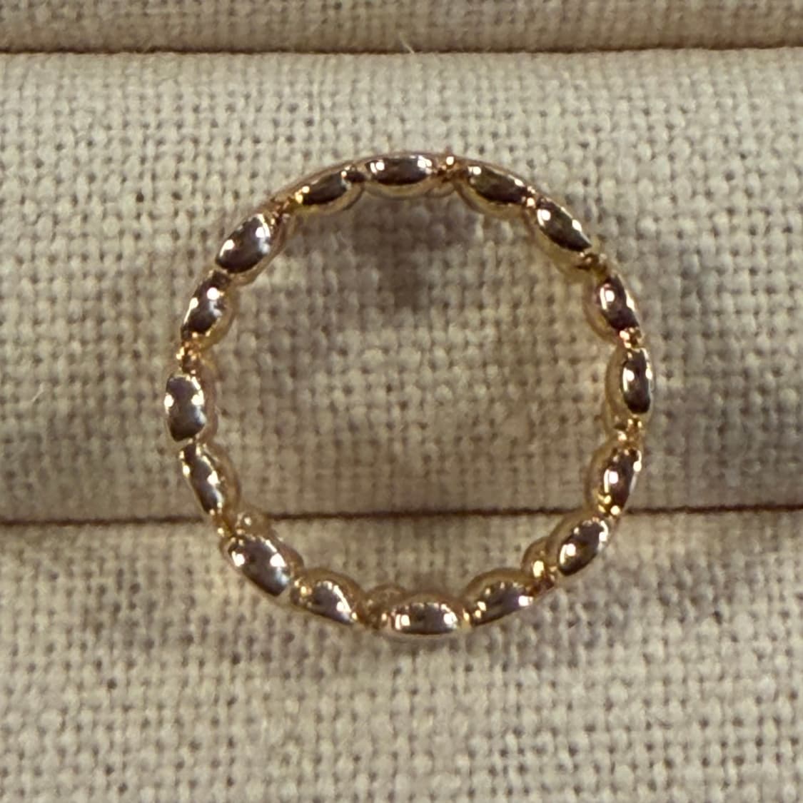 새상품 여성 신주 은도금 골드 투패턴 반지 상품이미지6