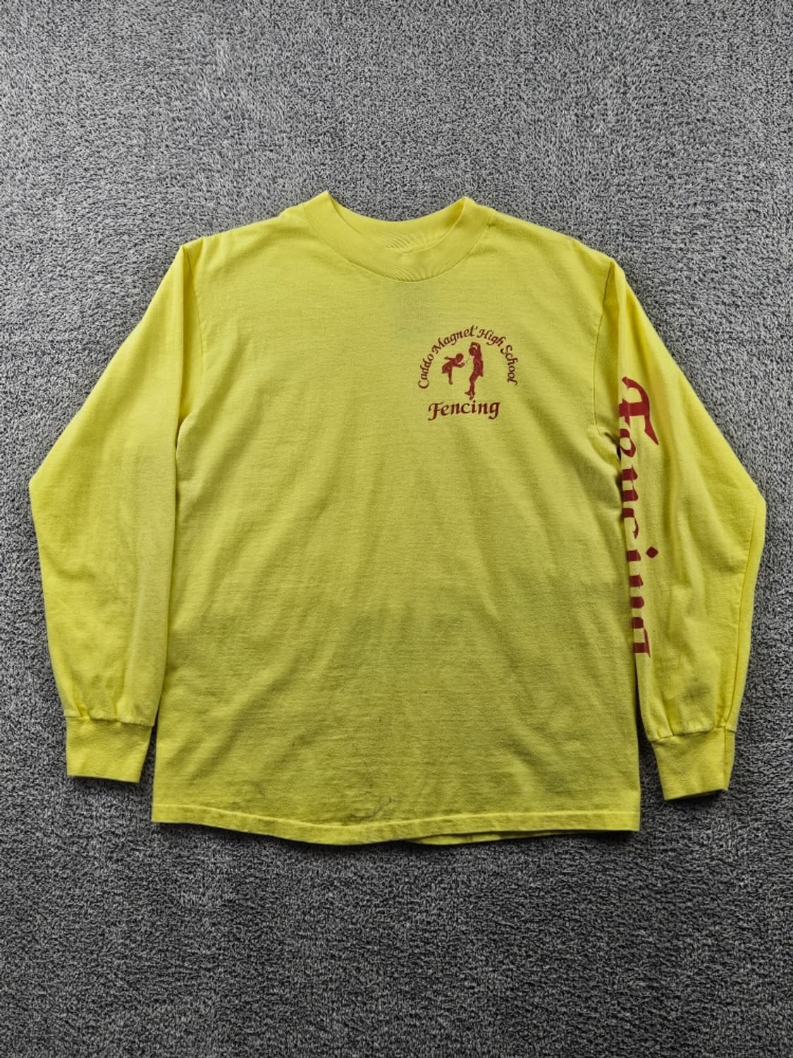 90's USA HANES 싱글 스티치 롱 슬리브 ( L )/ 11130 상품이미지2