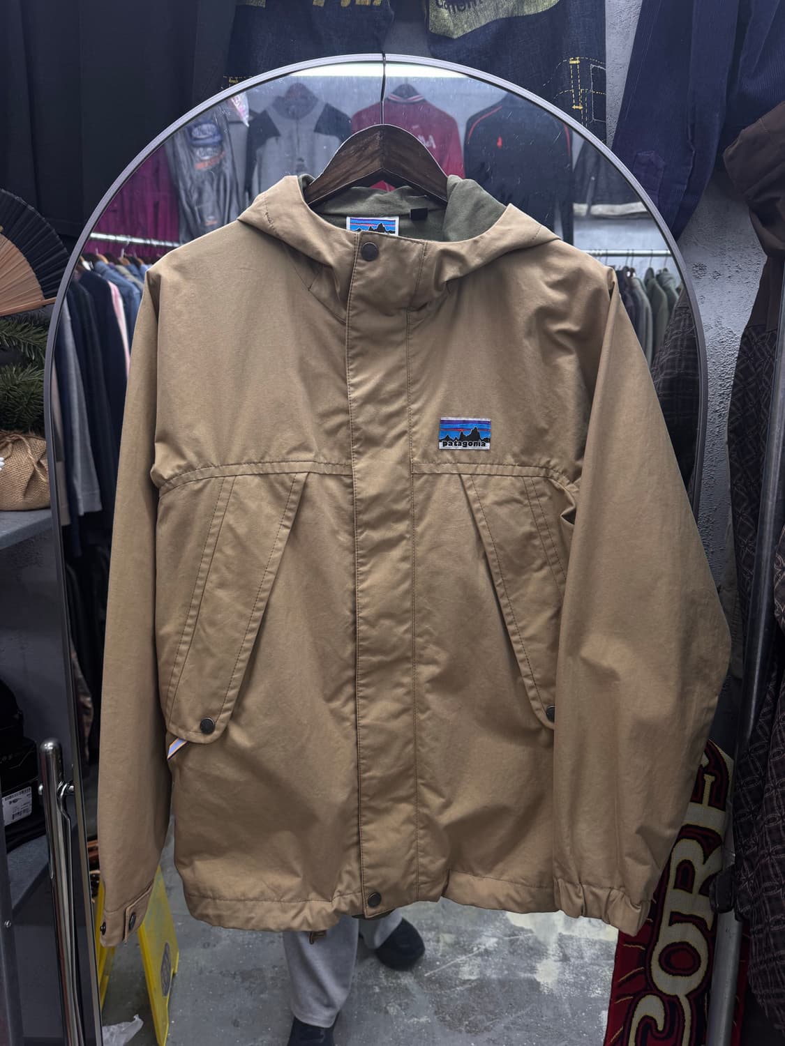 파타고니아 왁스자켓 정품 qr 거의새제품 상품이미지1