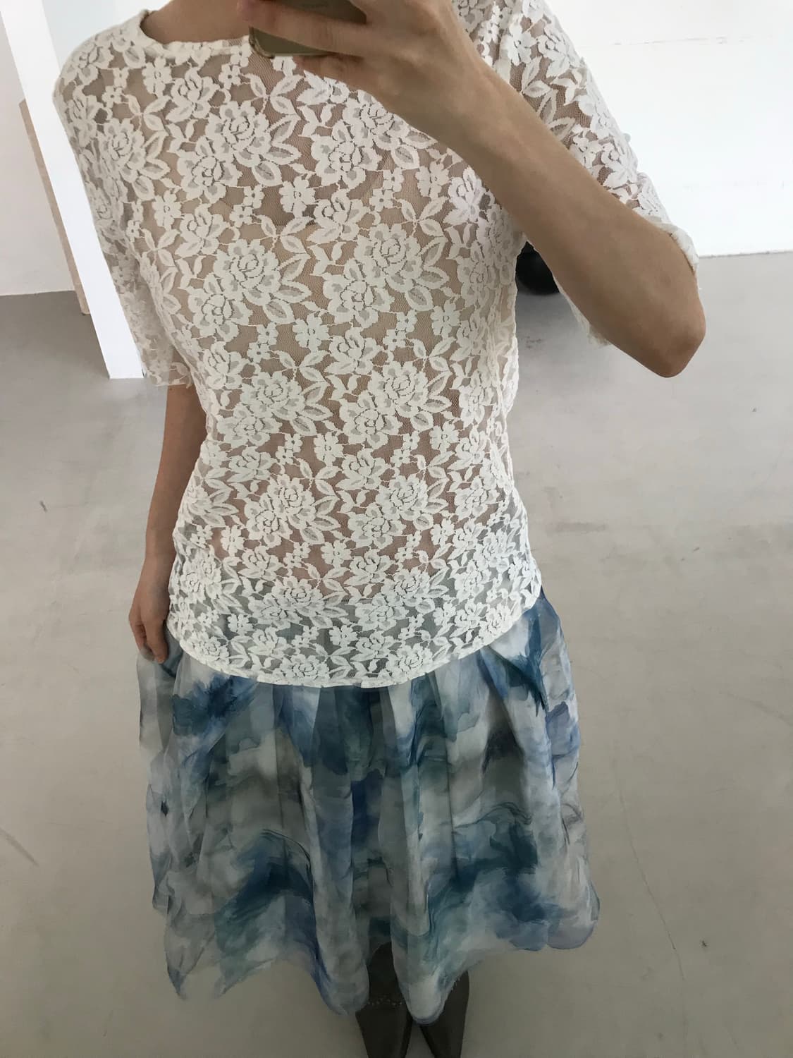 vintage lace top 상품이미지7