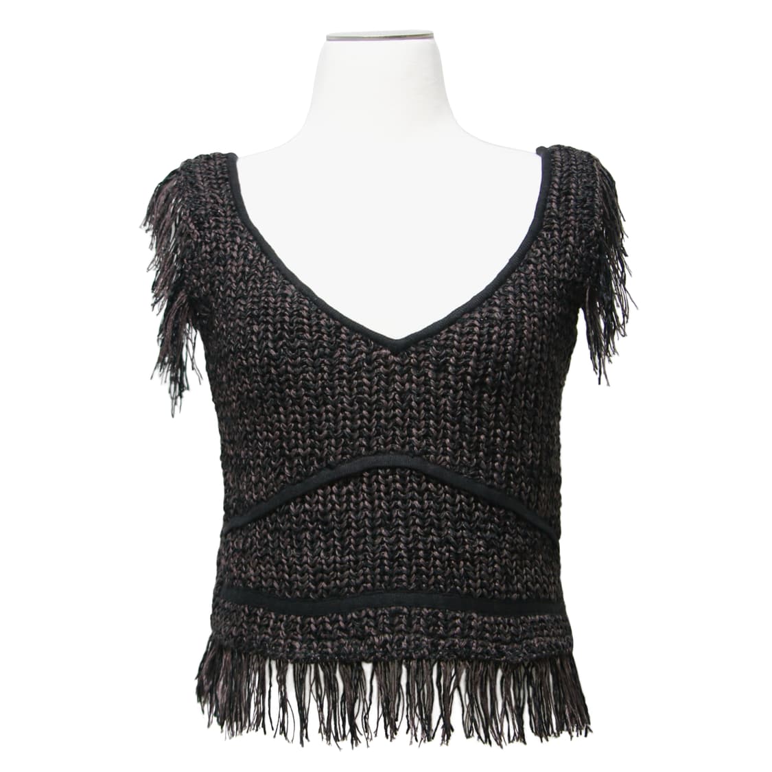 Mystic Fringe knit vest 상품이미지2