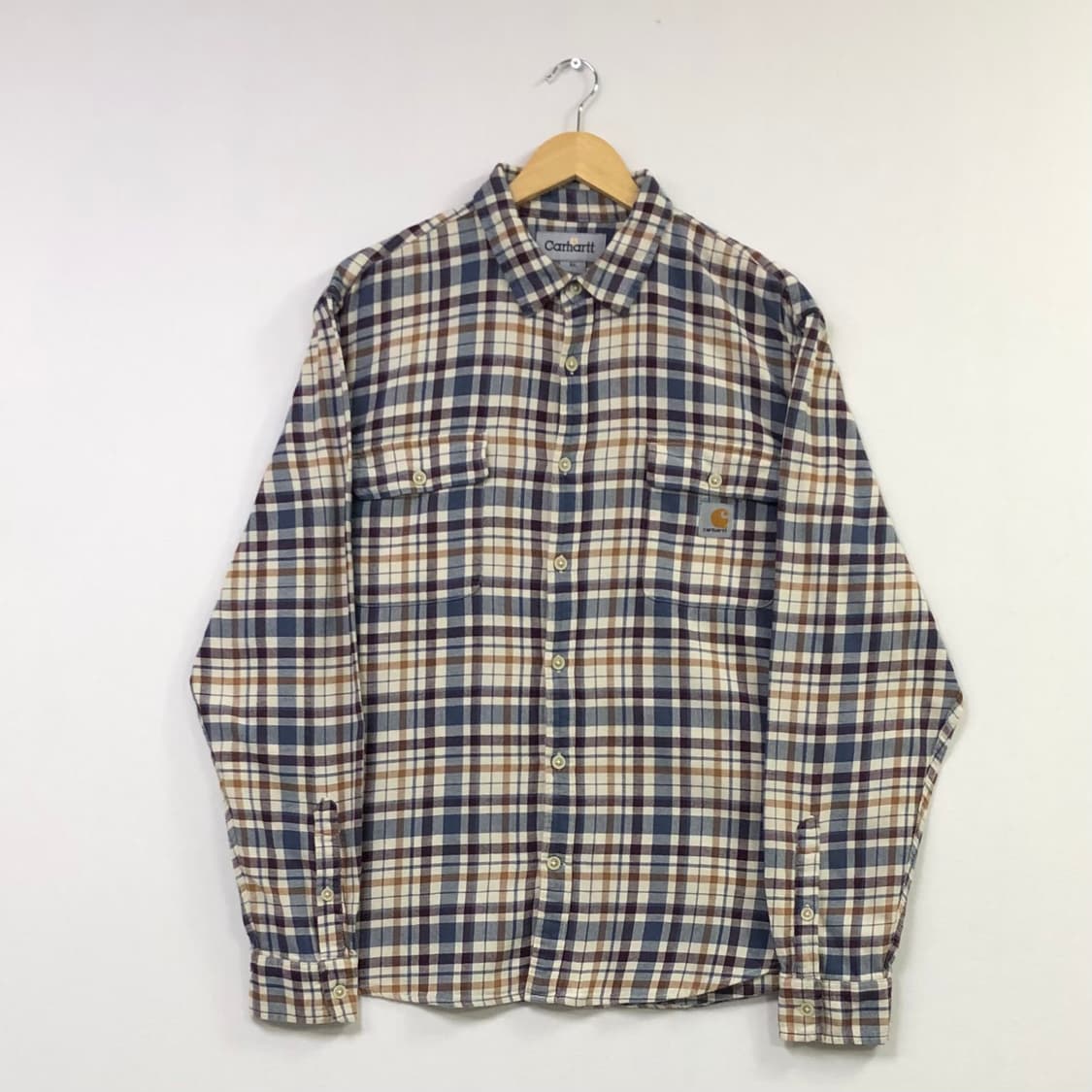 XL 칼하트 체크 남방 상품이미지2