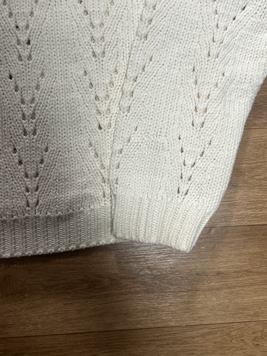 stu 펀칭니트 아이보리 에스티유 상품이미지3