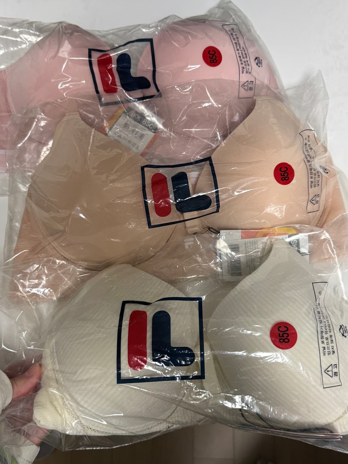 FILA 브라 85C 새상품 3개 일괄 판매 상품이미지1