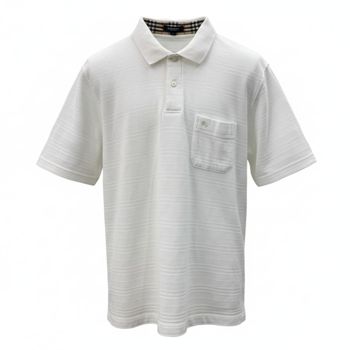 버버리 런던 자가드 스트라이프 반팔 폴로 티셔츠 1923 상품이미지1