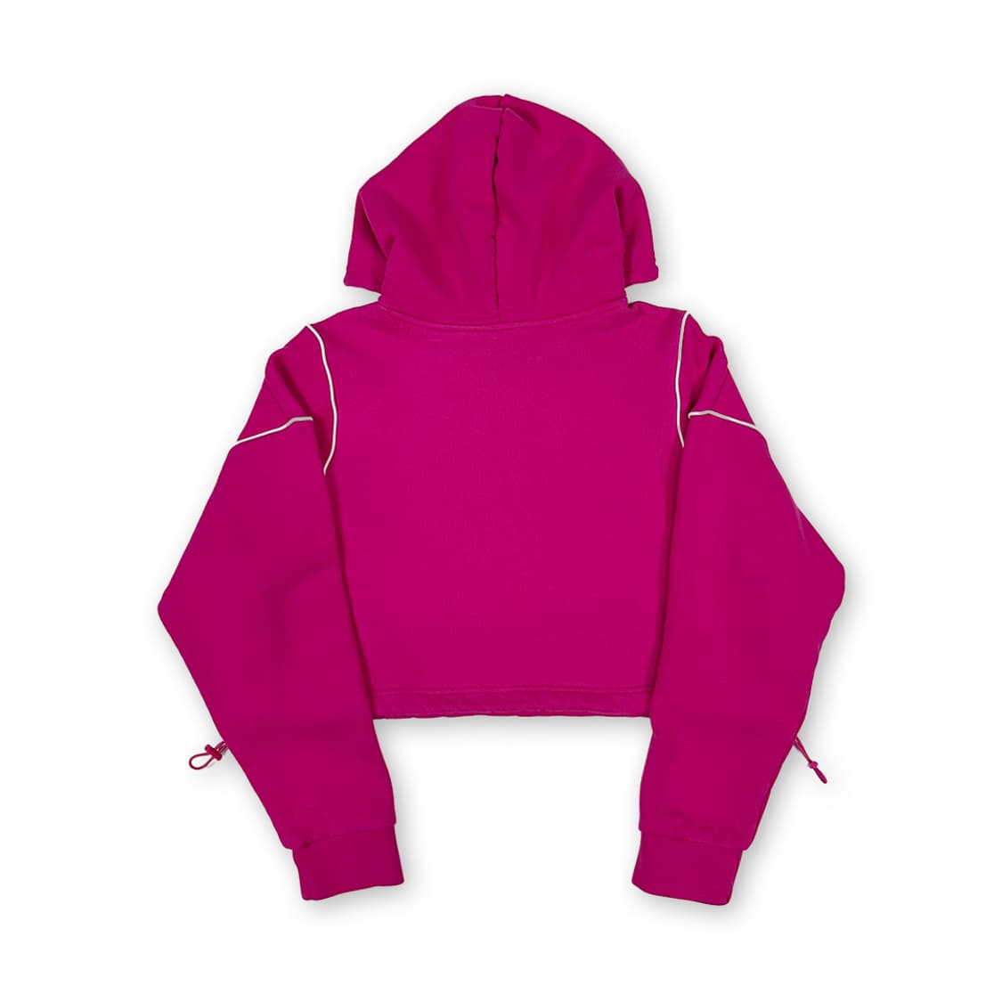 아디다스 파이핑 크롭 후드티 상품이미지2