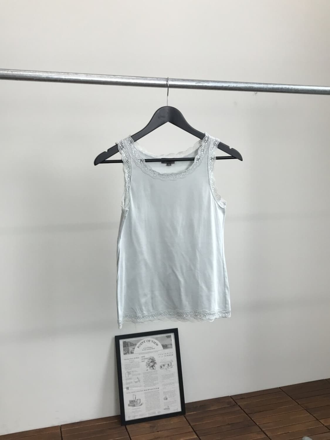 'Field Dream' Lace Sleeveless T-Shirts 상품이미지1