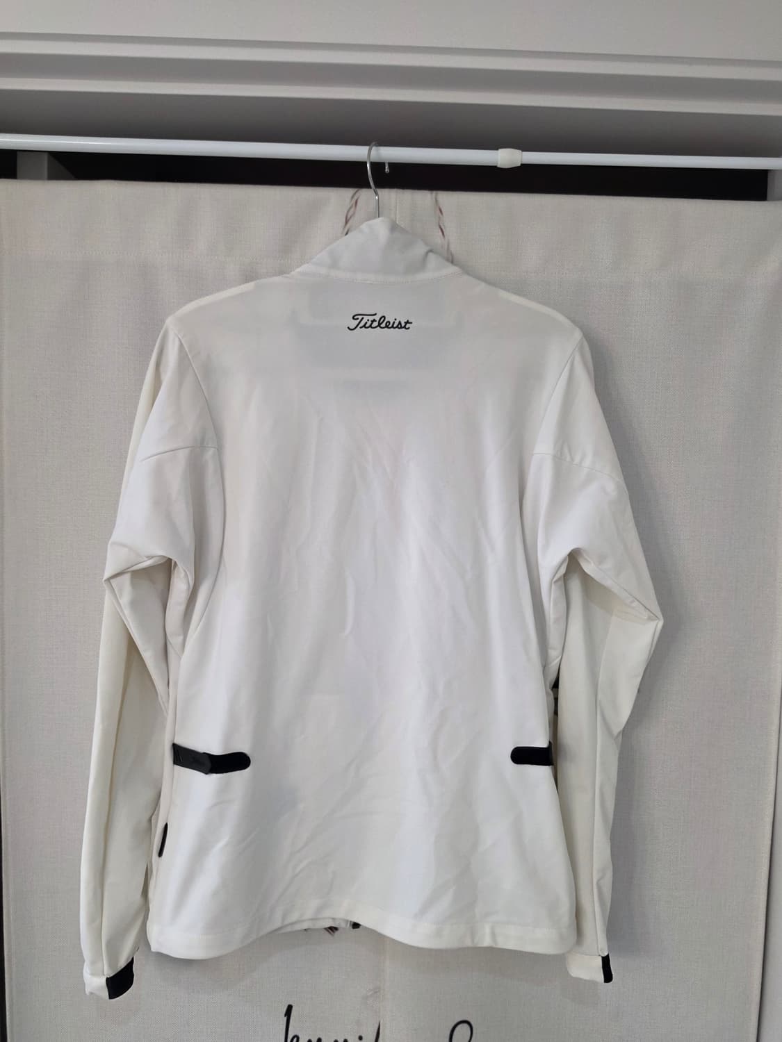 m)타이틀리스트 윈드브레이커 화이트 골프 자켓 상품이미지2