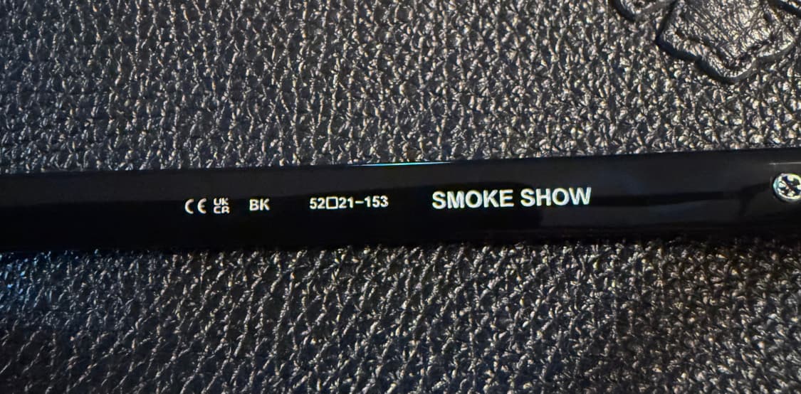 크롬하츠 스모크쇼 블랙/실버 안경 상품이미지10