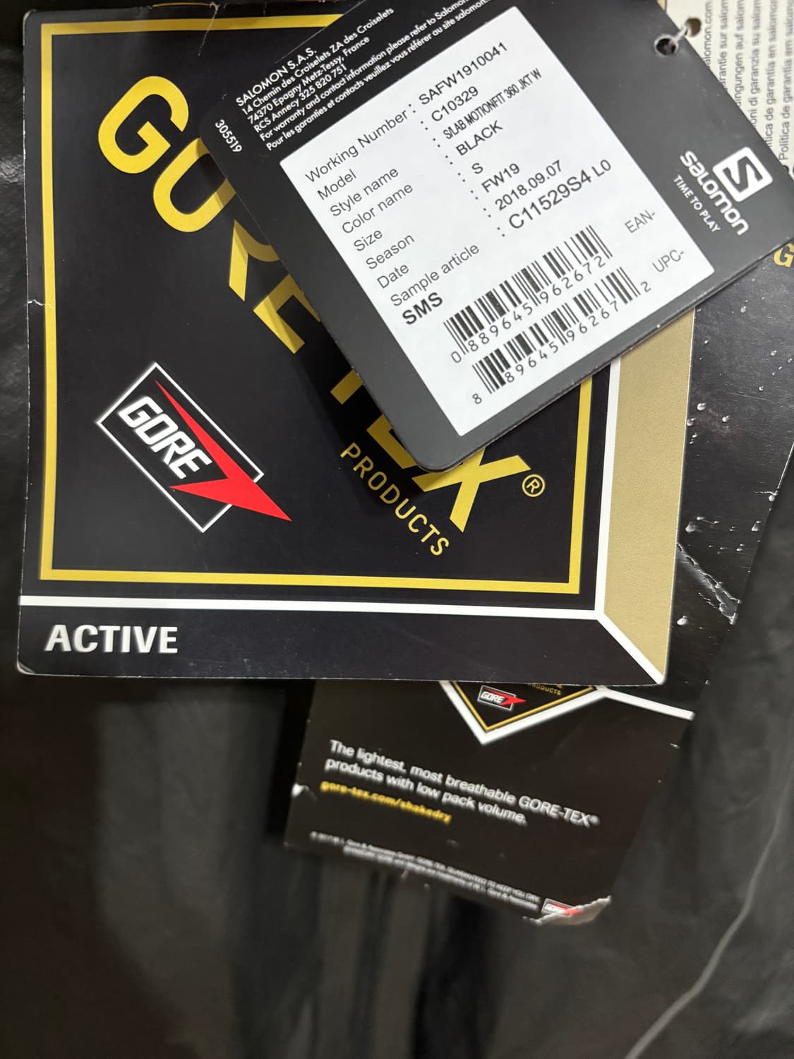 살로몬 / S/LAB 모션핏 360 쉐이크드라이 자켓 / S 상품이미지9