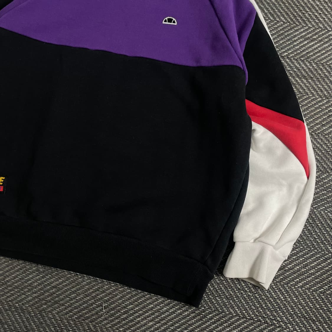 90s 엘레쎄 캐주얼 배색 스웻 셔츠 y3924 상품이미지3