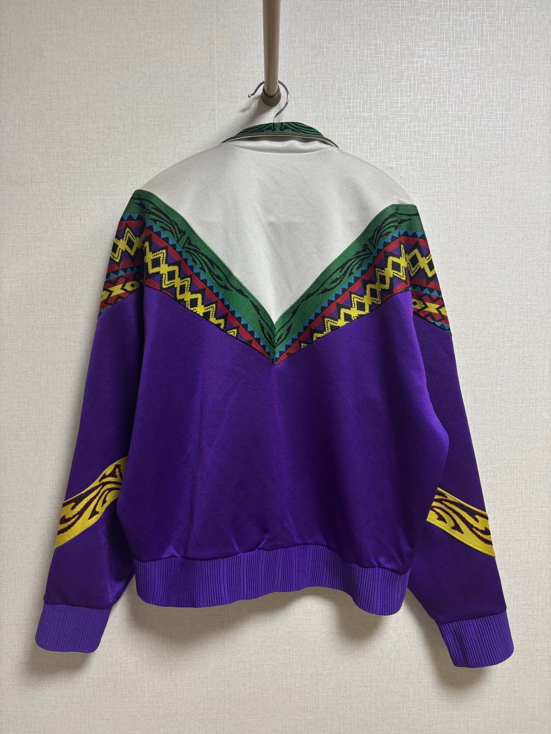 90s 아디다스 재팬 퍼플 네이티브 패턴 자켓 상품이미지3