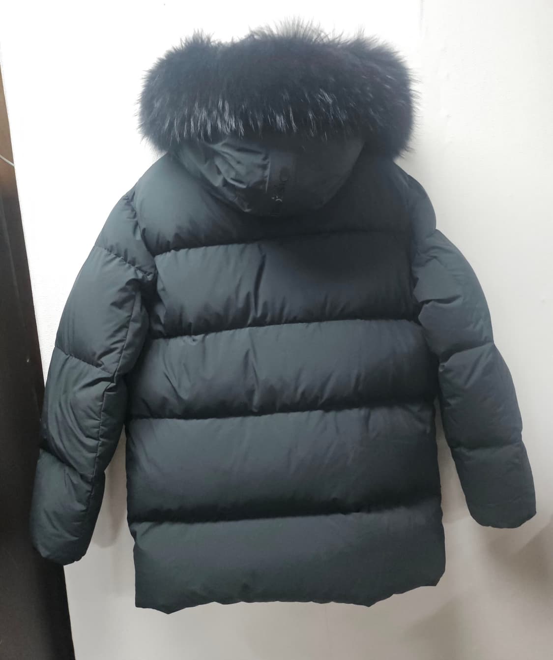 디스커버리 청녹색 패딩 점퍼 후드 퍼 95 상품이미지6