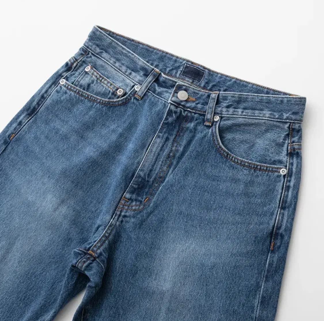 어나더오피스 스터디 데님 타입4 1사이즈 (미드블루) 상품이미지3