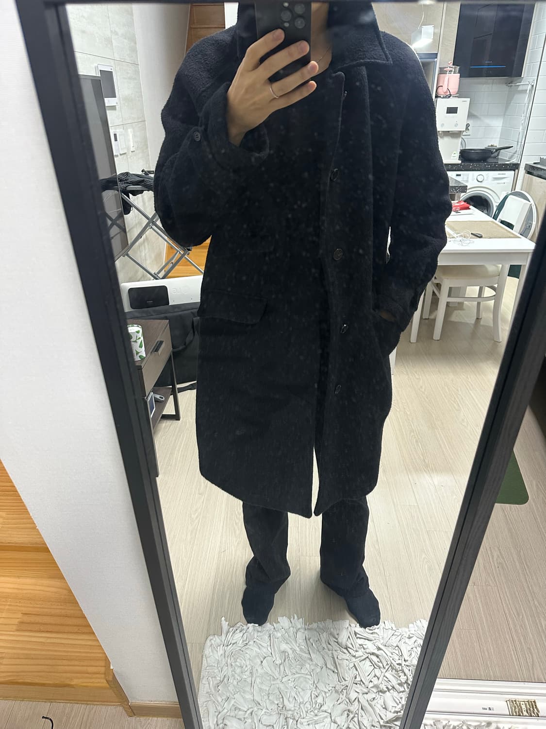 8division 자체 제작 울 알파카 롱 코트 상품이미지5