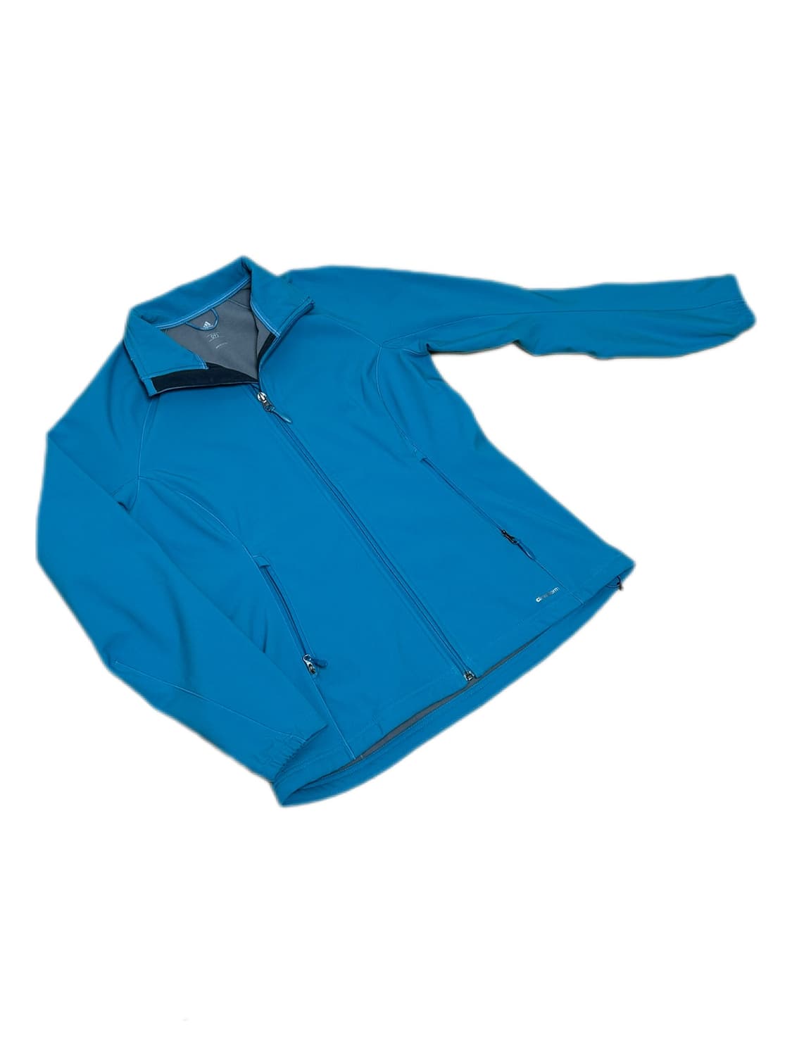 아디다스 우먼 스카이블루 기모 소프트쉘 바람막이 자켓 상품이미지2