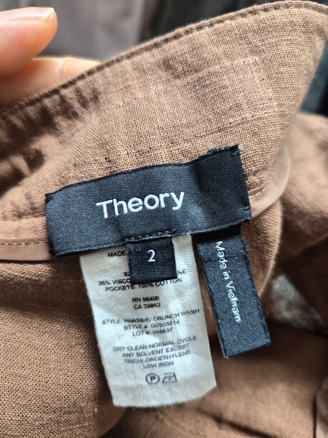 이로 여름 트위드 반팔 블라우스. 띠어리 린넨 와이드팬츠 상품이미지9