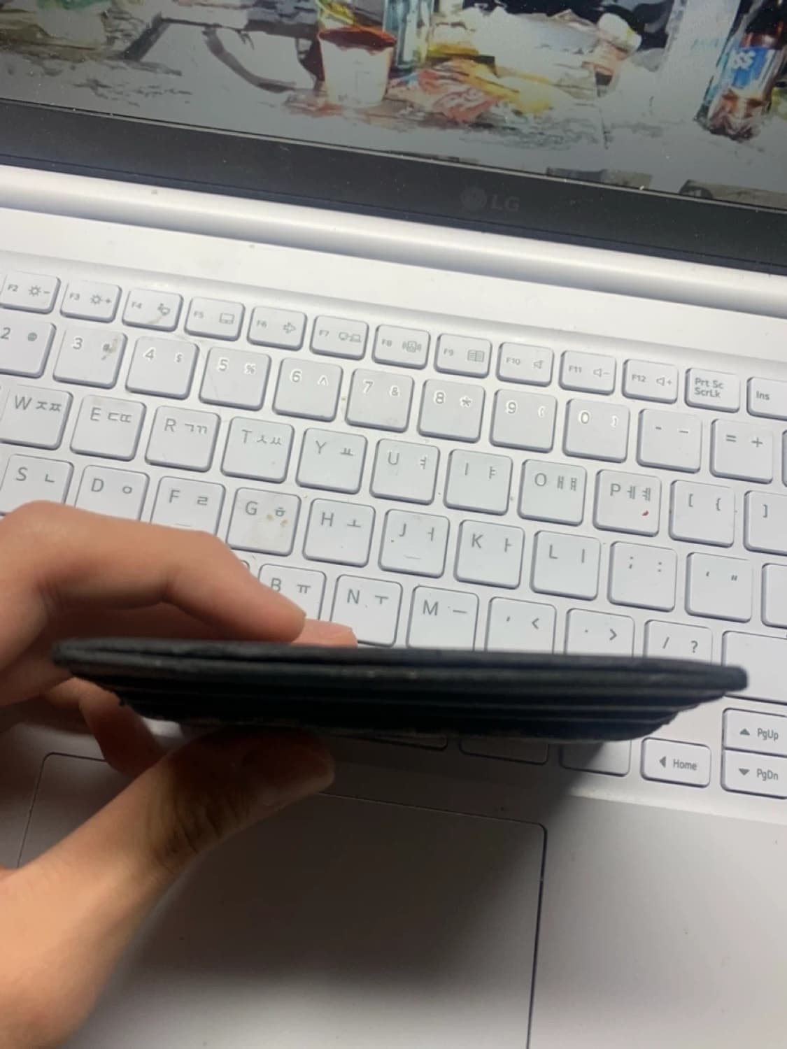 디올 오블리크 자카드 카드지갑 크림 정품 풀구성 상품이미지3