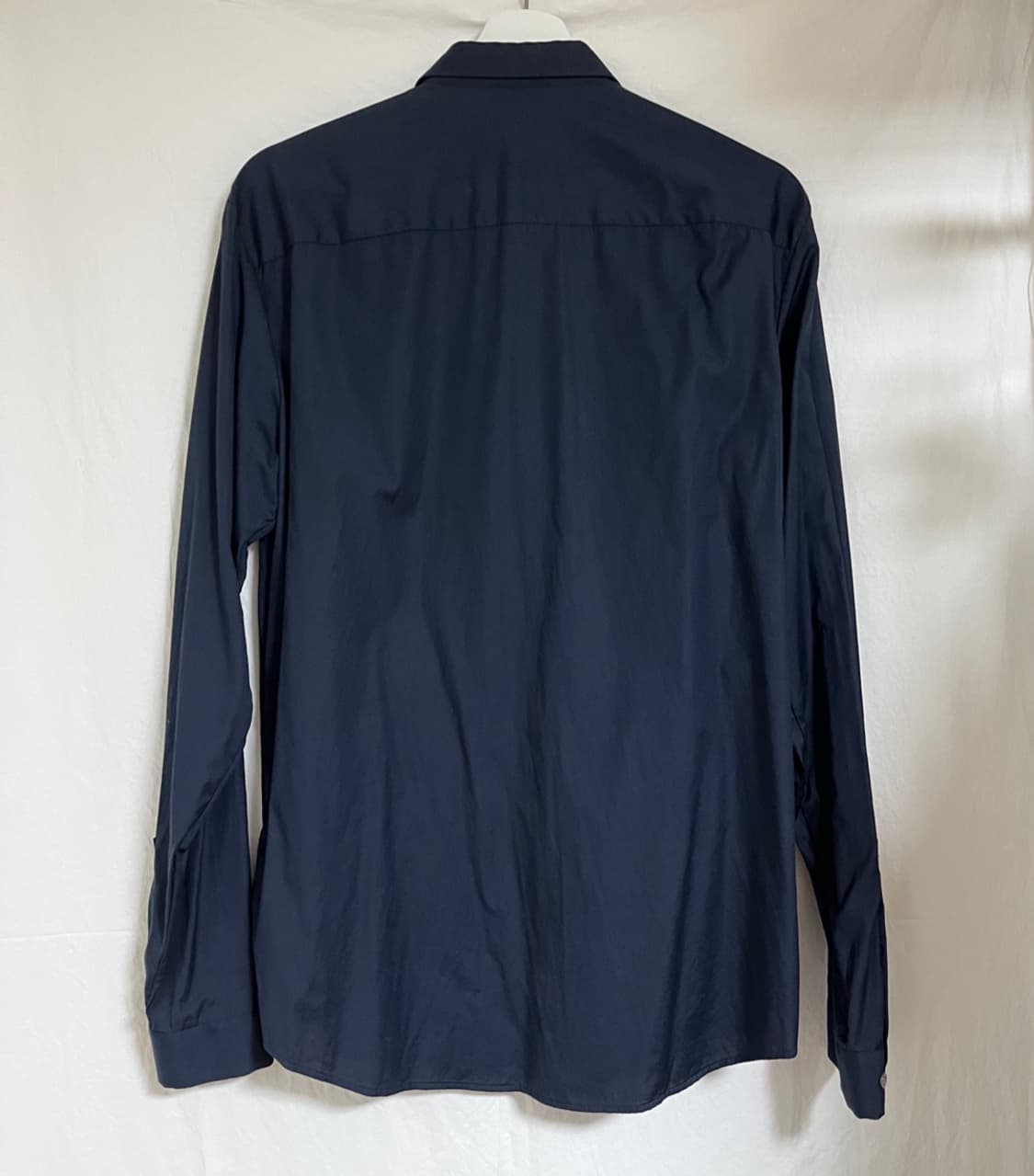 cos 코스 히든 버튼 셔츠 네이비 40사이즈 상품이미지3