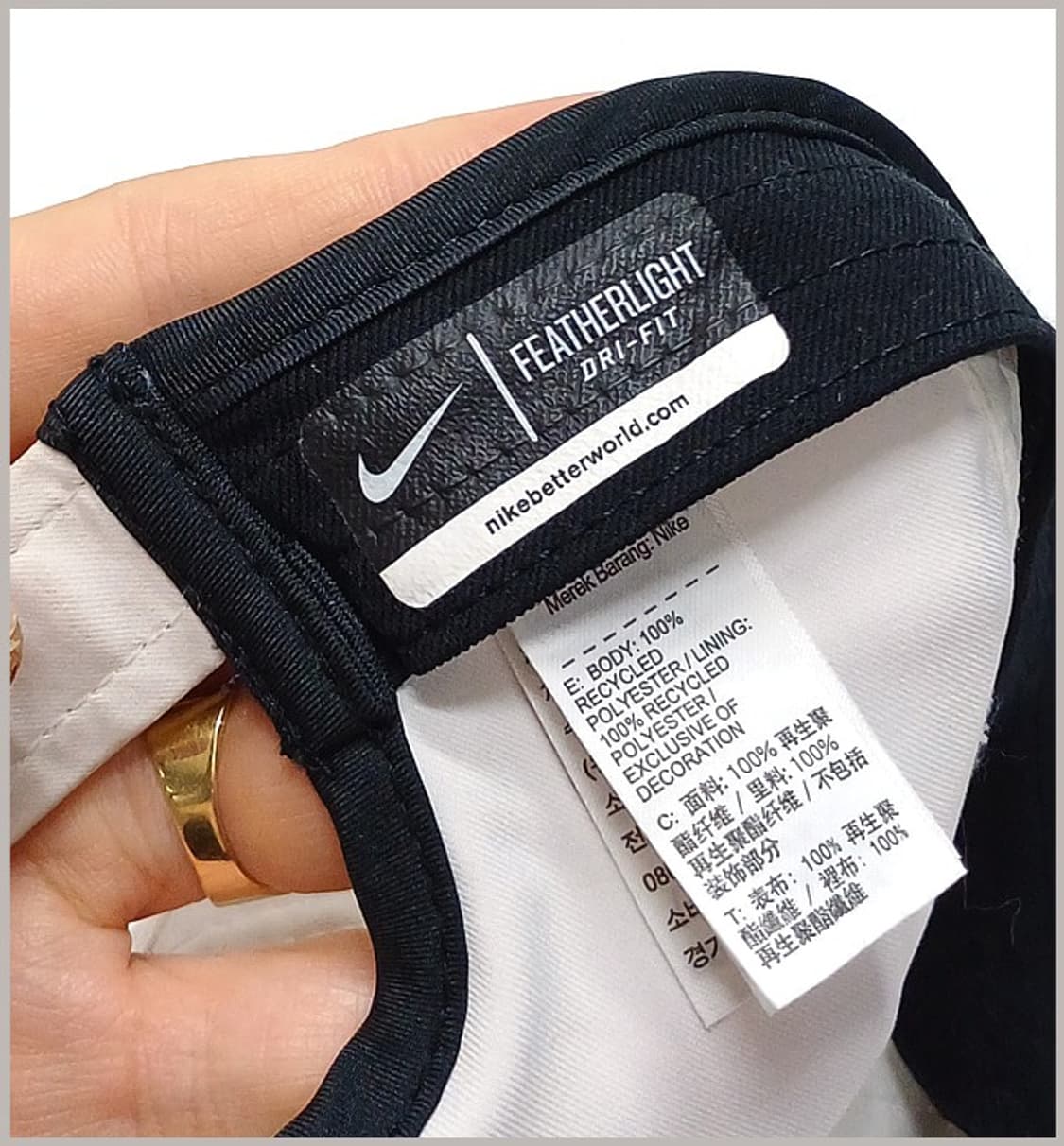 나이키 정품 페더라이트 드라이핏 모자 J-613 상품이미지6