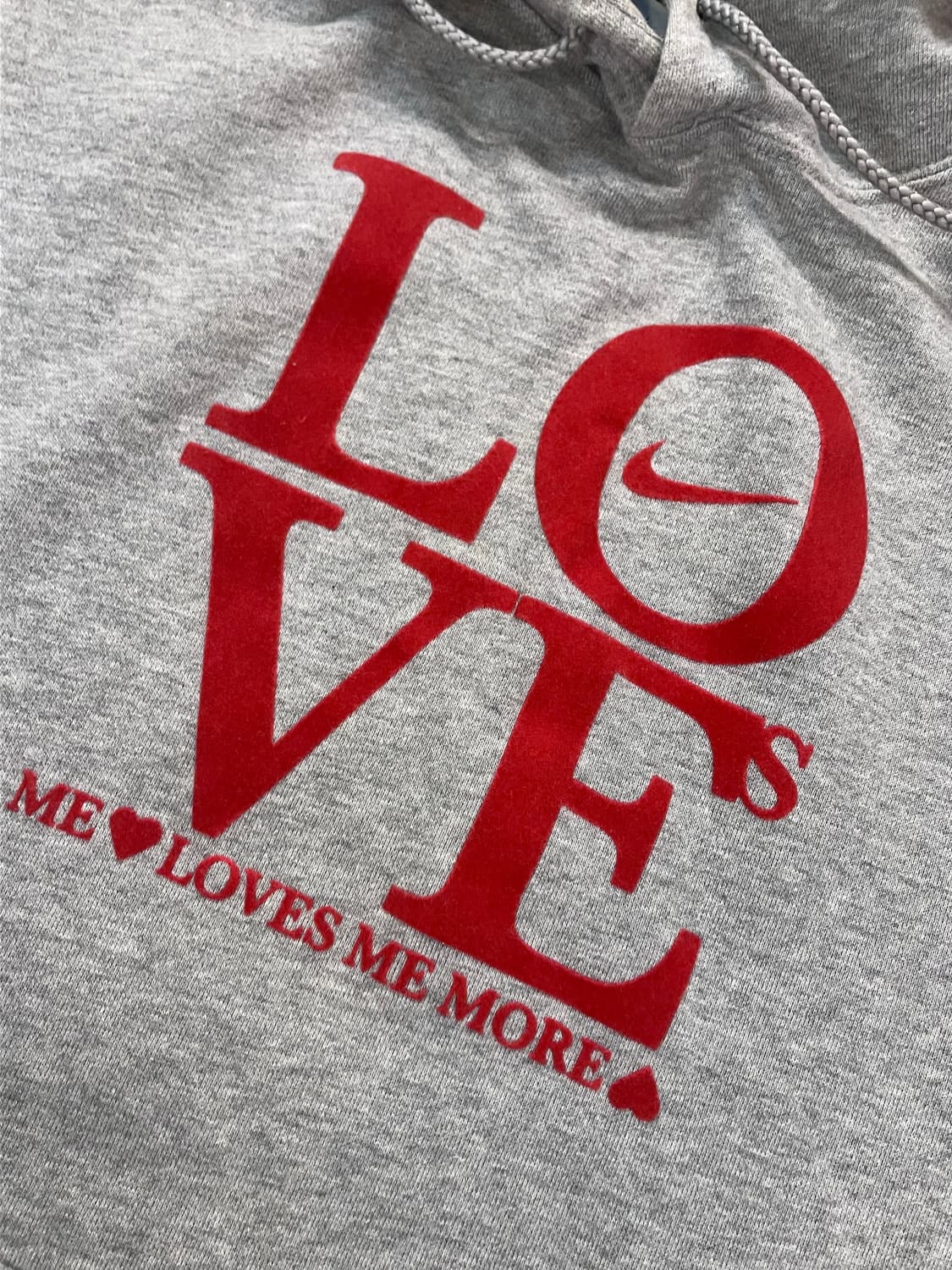 나이키 LOVE 후드티 그레이 L  #csz2818 상품이미지4