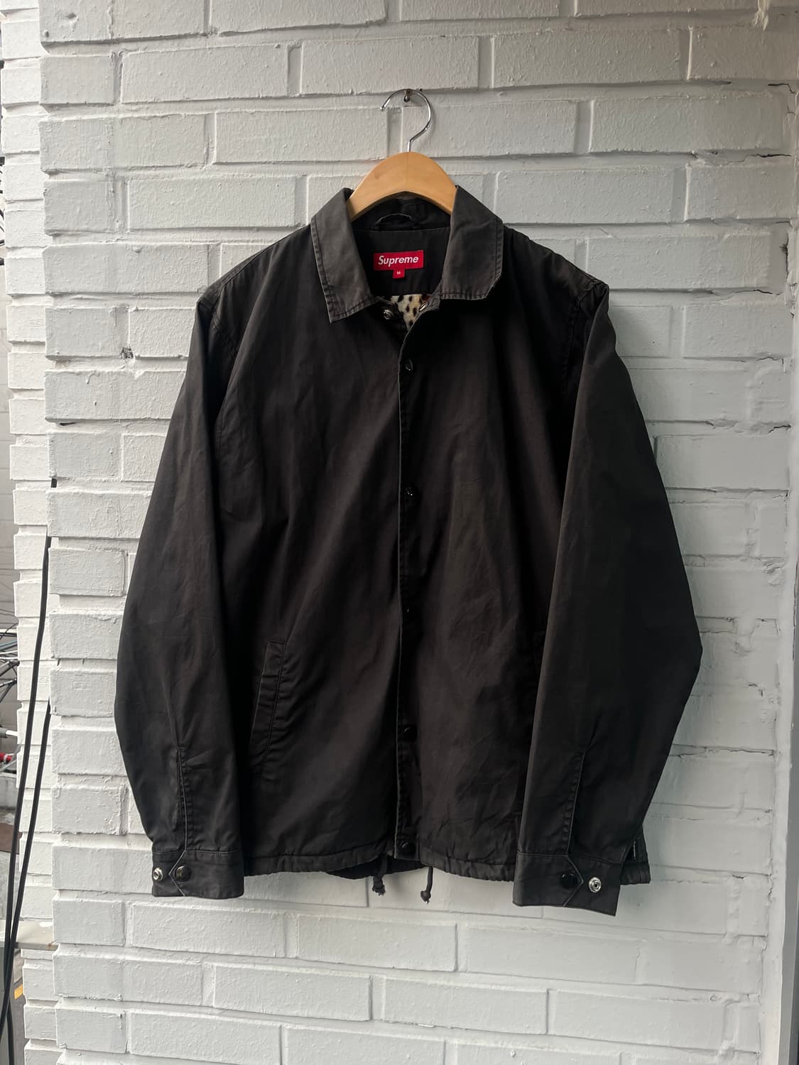 SUPREME leopard coach jacket 상품이미지3