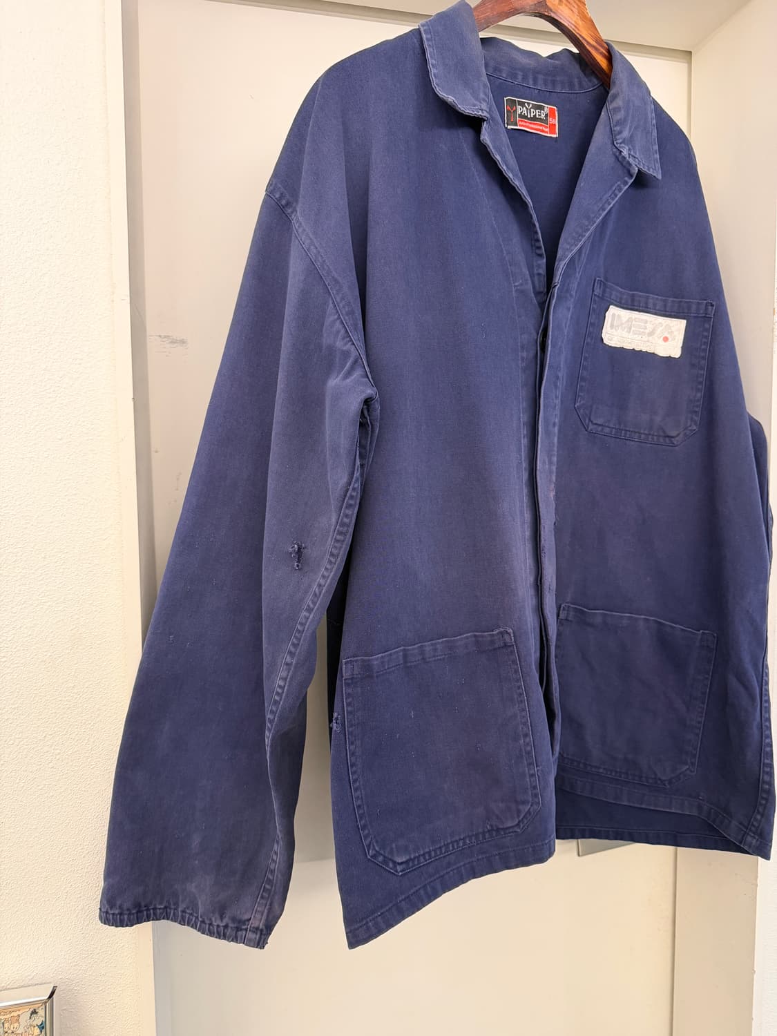 DISTRESSED FADED 1990s EURO WORK 프렌치워크자켓 상품이미지7