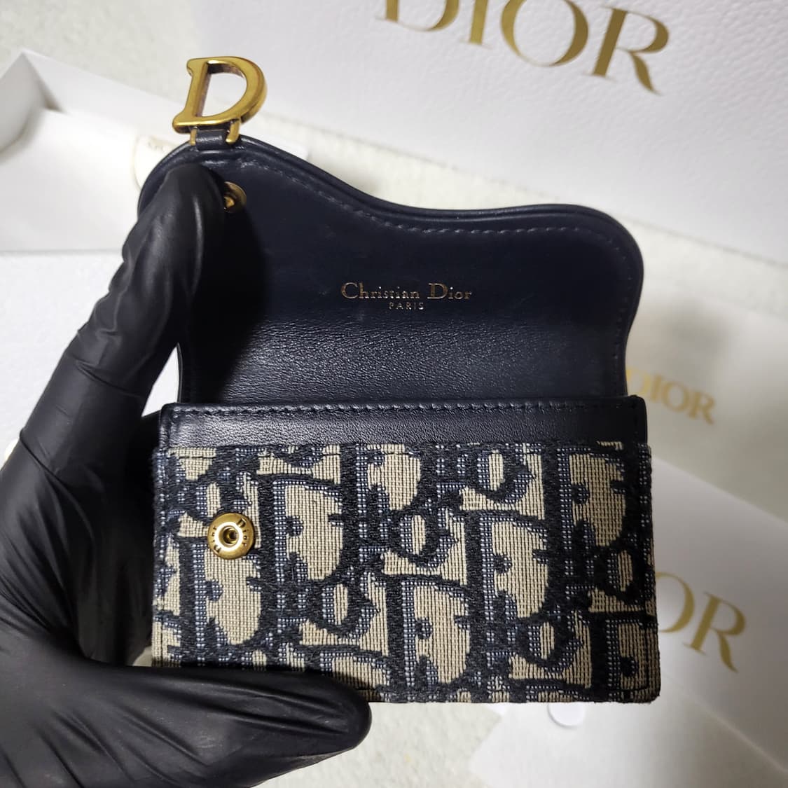 [풀구성] 디올 오블리크 새들 카드지갑 상품이미지5