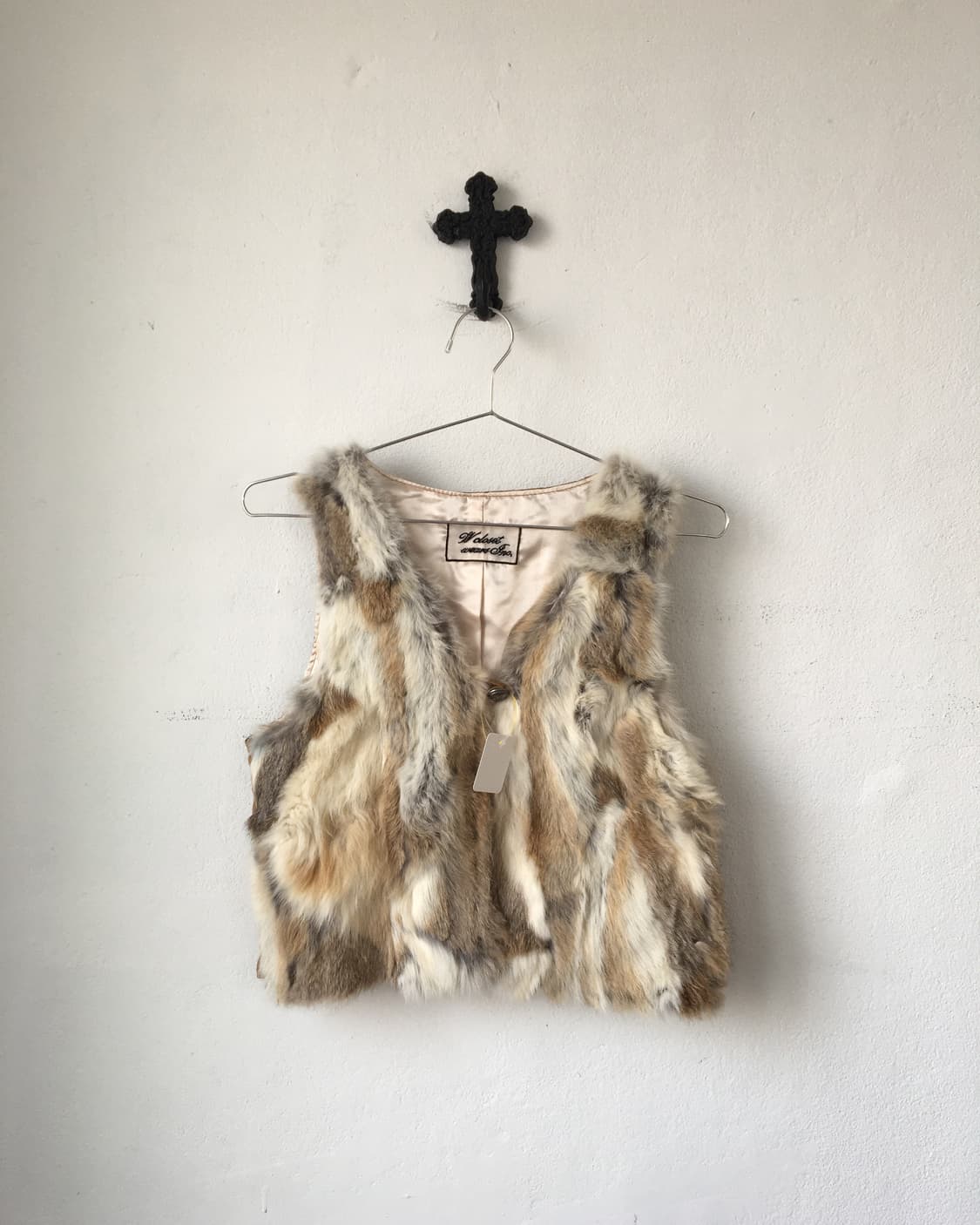 Rabbit fur vest 상품이미지2