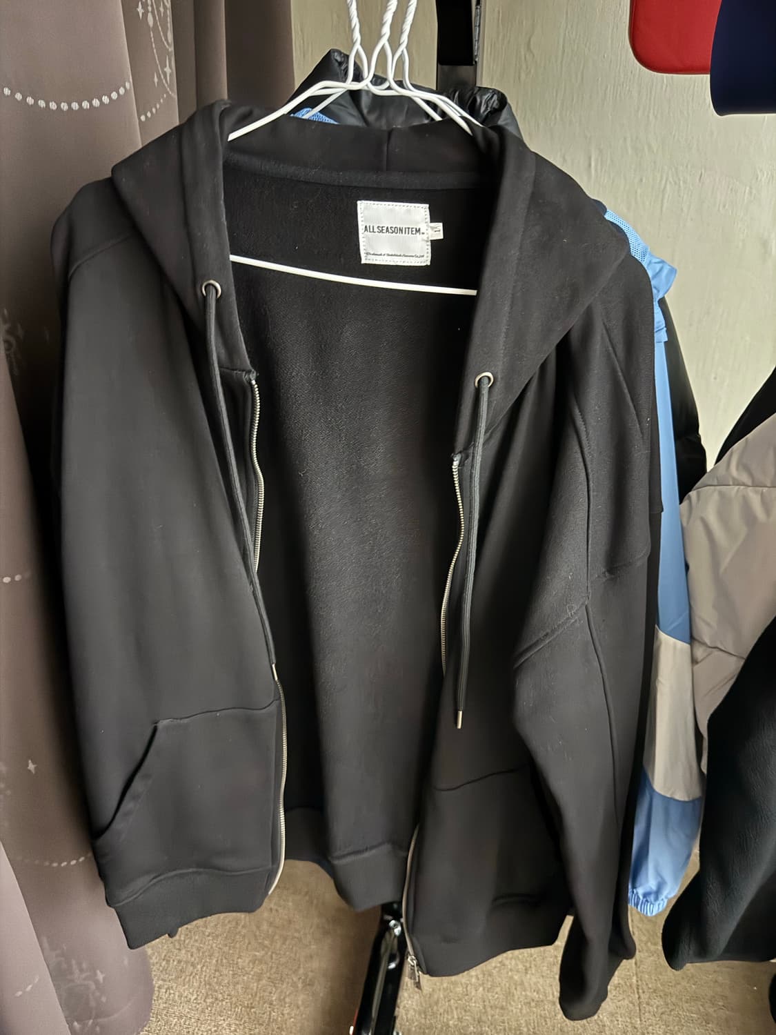 디미트리블랙 후드집업 블랙 상품이미지2