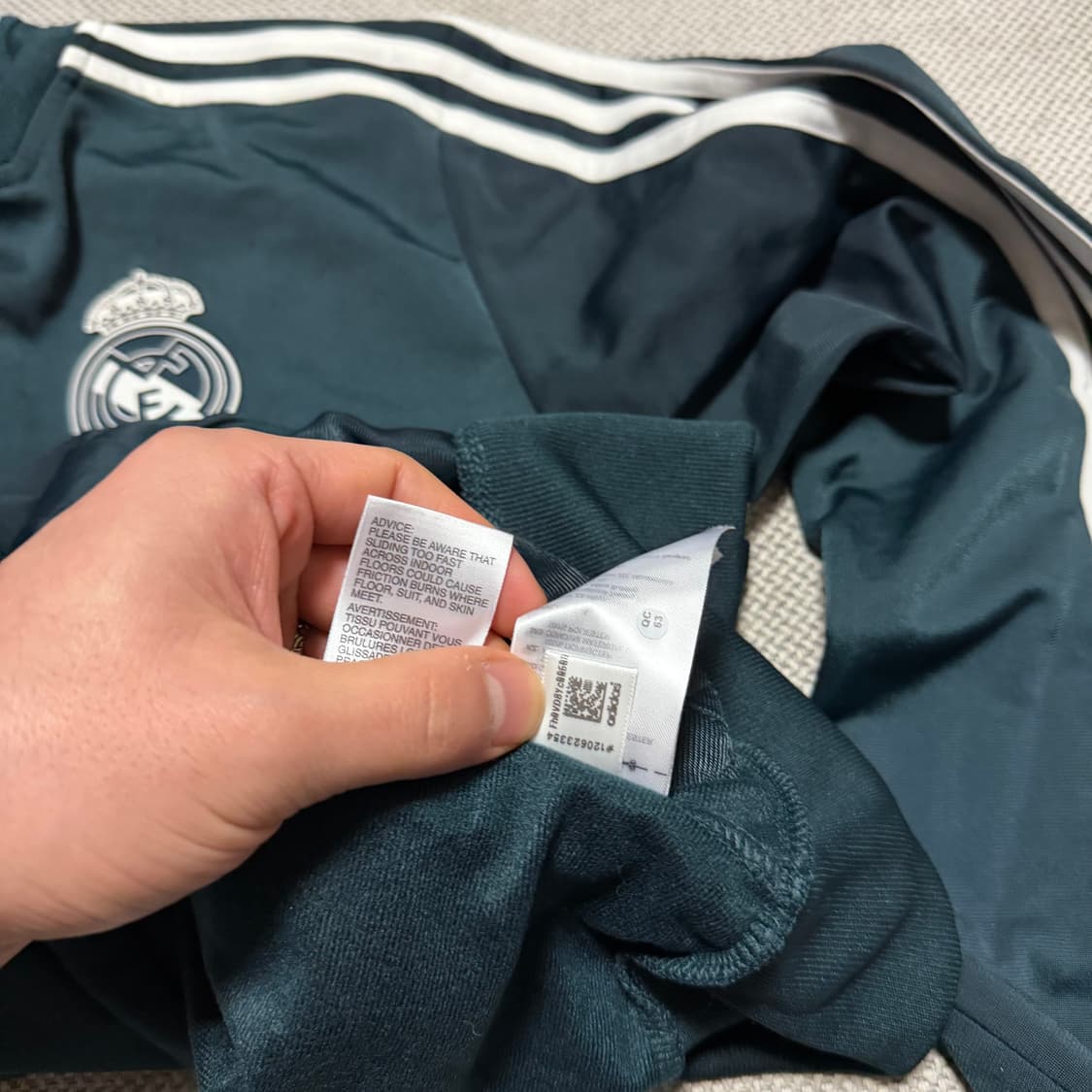 아디다스 레알 마드리드 트랙탑 상품이미지4