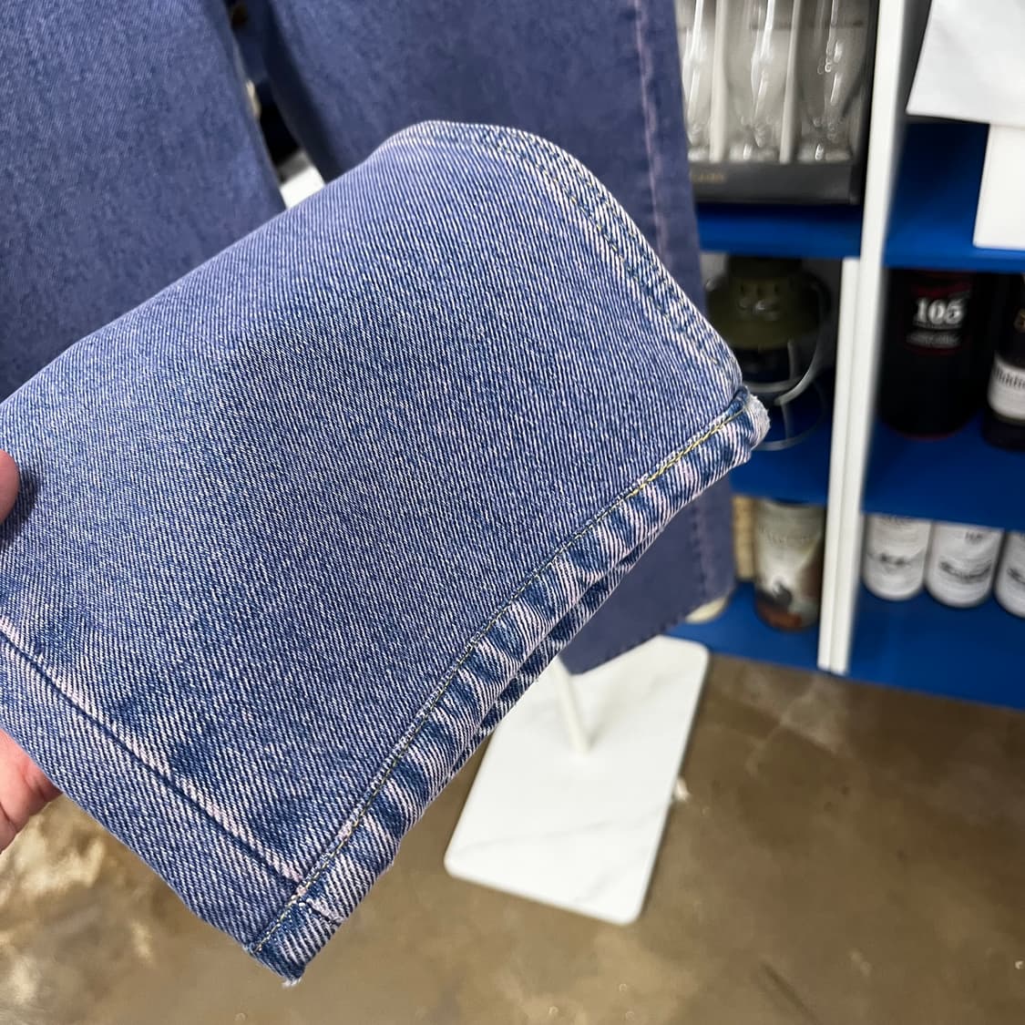 발렌시아가 핑크 중청 데님팬츠 32 상품이미지4