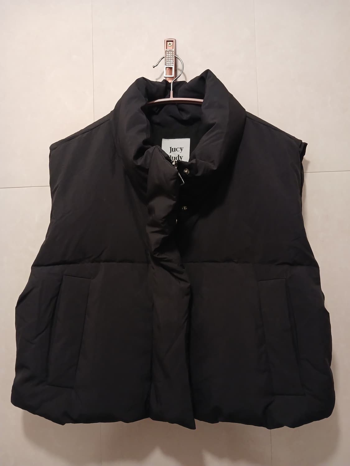 Jucy Judy 정품 여성 숏패딩 조끼 XS (85) 사이즈 상품이미지1