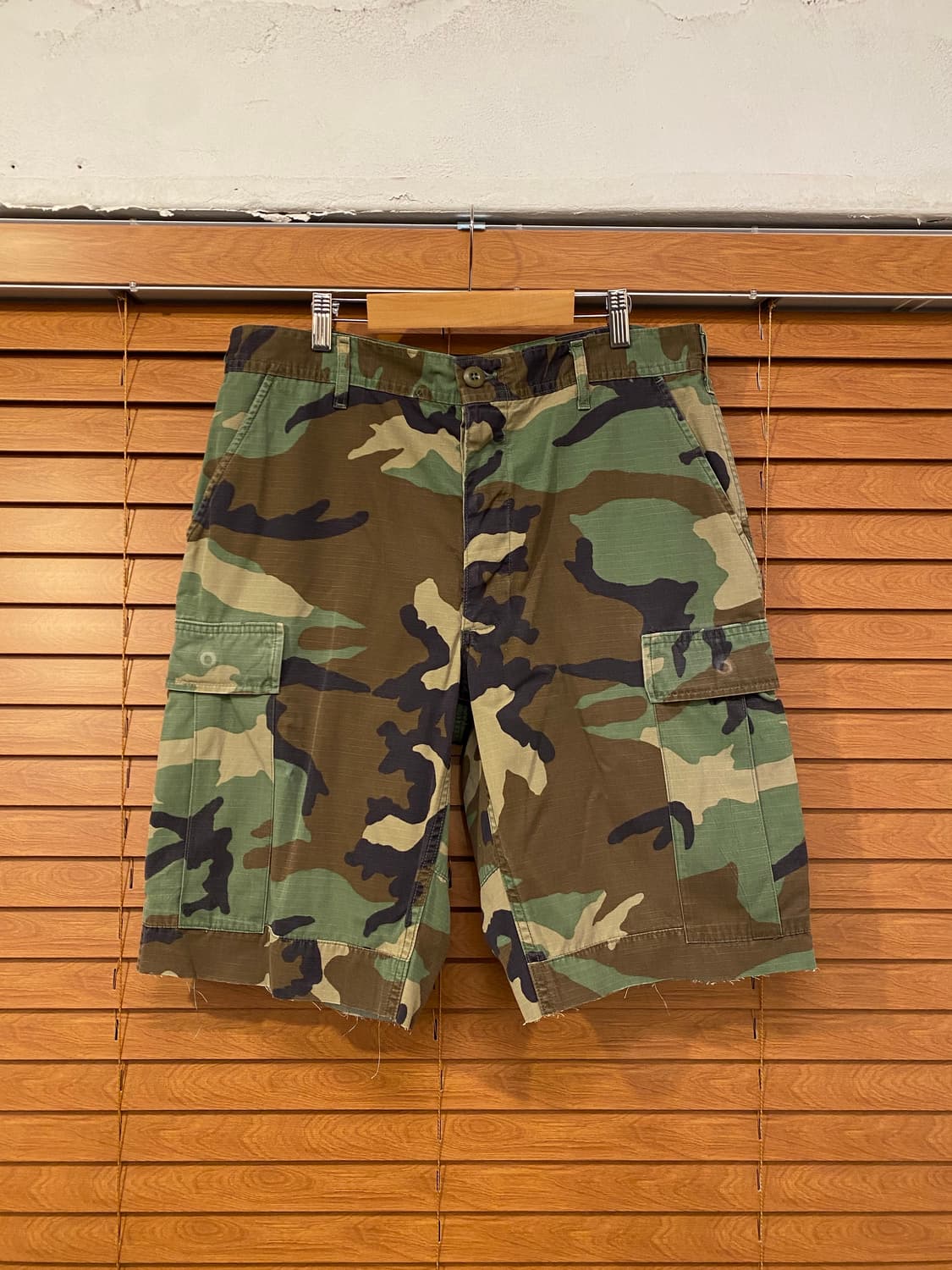U.S ARMY BDU WOODLAND 카고 쇼츠 상품이미지4