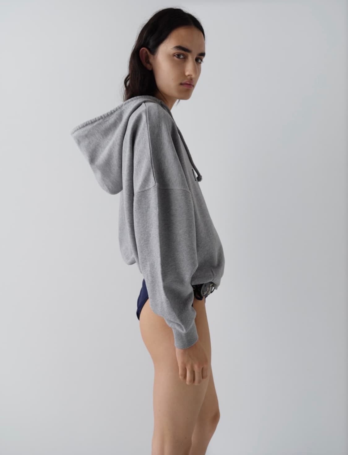 [S,L] 기마구아스 careful 케어풀 후드 집업 그레이 상품이미지4