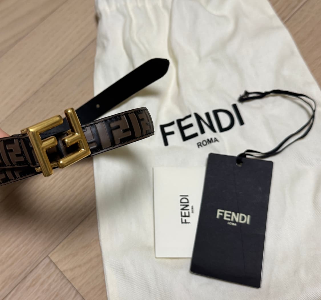 정품 fendi 펜디 ff 로고 벨트 70 사이즈 상품이미지2