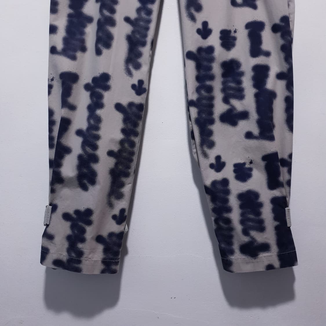 L) 예스아이씨 두들 스트랩 레터링 와이드 팬츠 바지 (34-35인치 상품이미지4