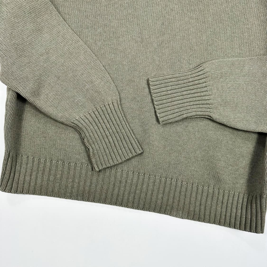 폴로 랄프로렌 클래식 헤비코튼 니트 카키 M 상품이미지4