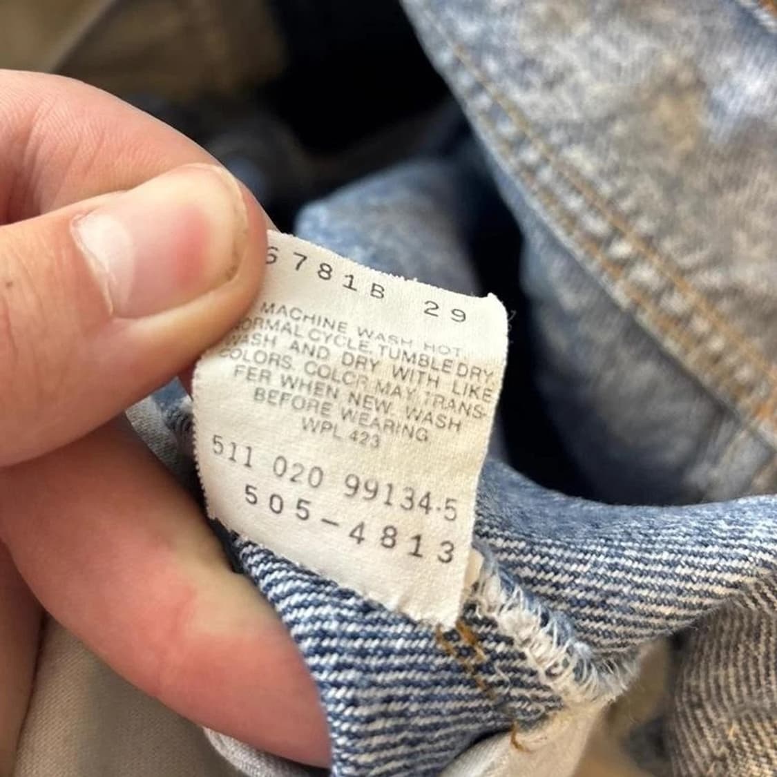90s levi's 505 made in USA 36×30 상품이미지4