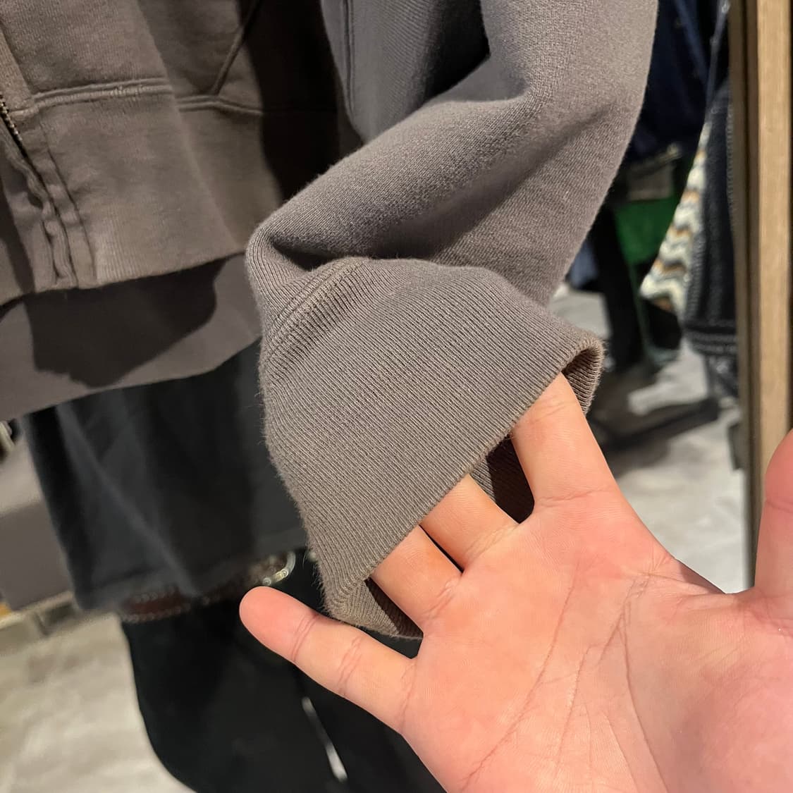 CAVEMPT 카브엠트 가먼트다잉 후드집업 아주 나이스 상품이미지4