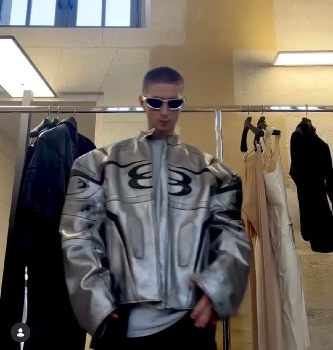 발렌시아가 유니티 아이콘 레이서 자켓 상품이미지3