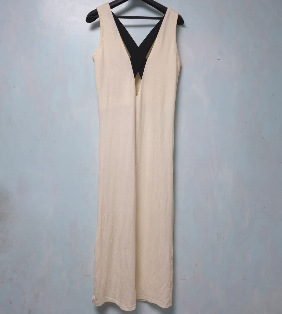 [F] juriano jurrie 아이보리 포켓 끈 민소매 원피스 상품이미지5