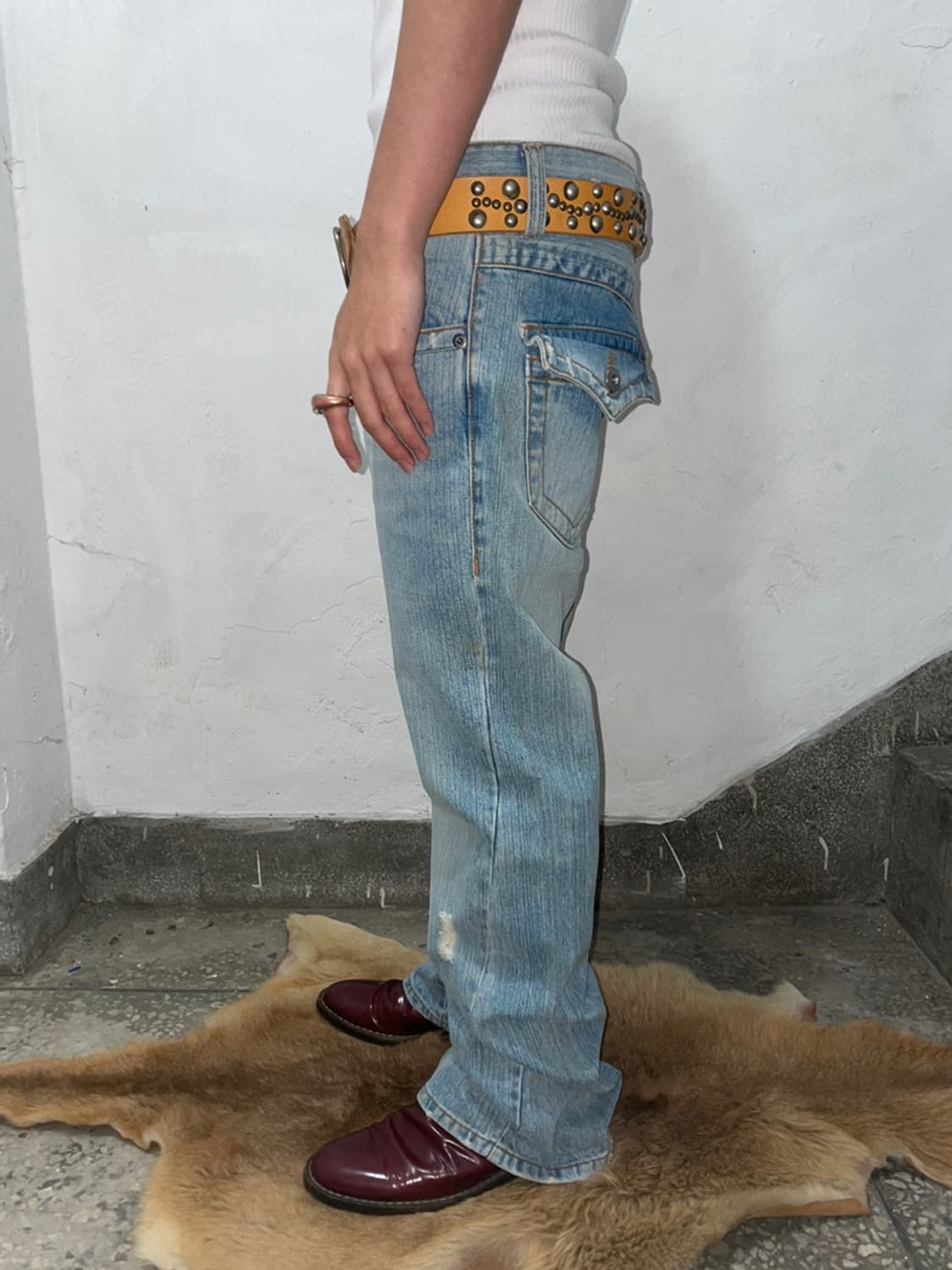 Blue denim pants 상품이미지3