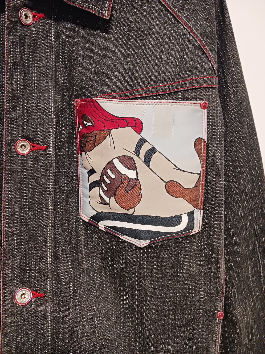 플레티넘 후부 흑청자켓 상품이미지4