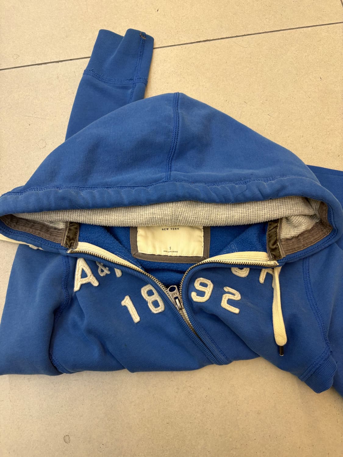 아베크롬비 1892 블루 후드집업 상품이미지8