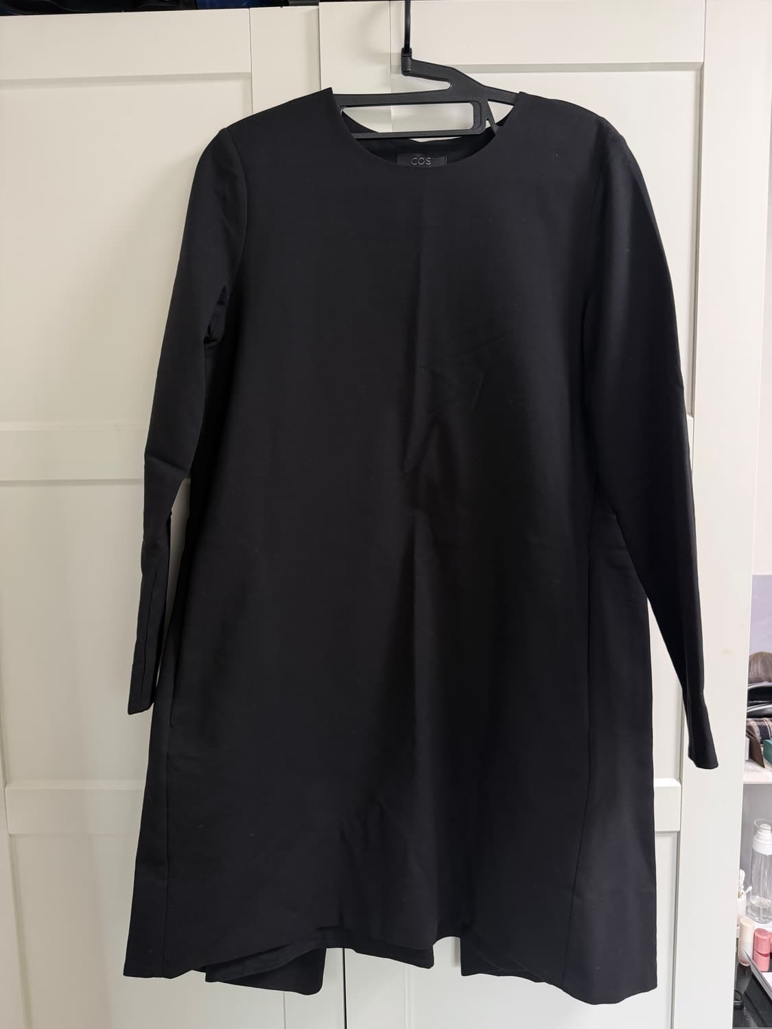 코스 에이라인 원피스 블랙 상품이미지2