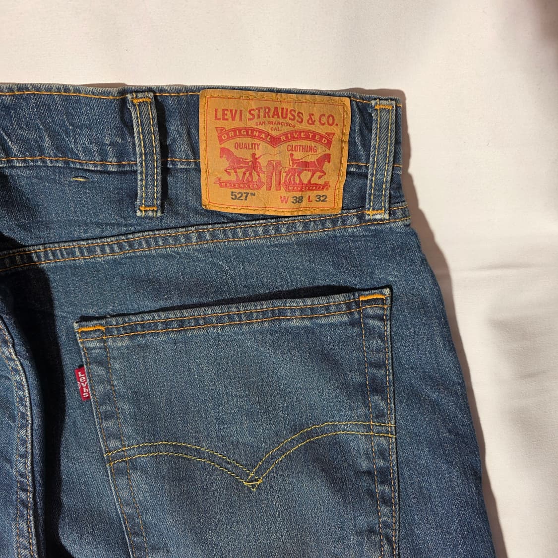 [W38L32]리바이스 527 데님팬츠 상품이미지6