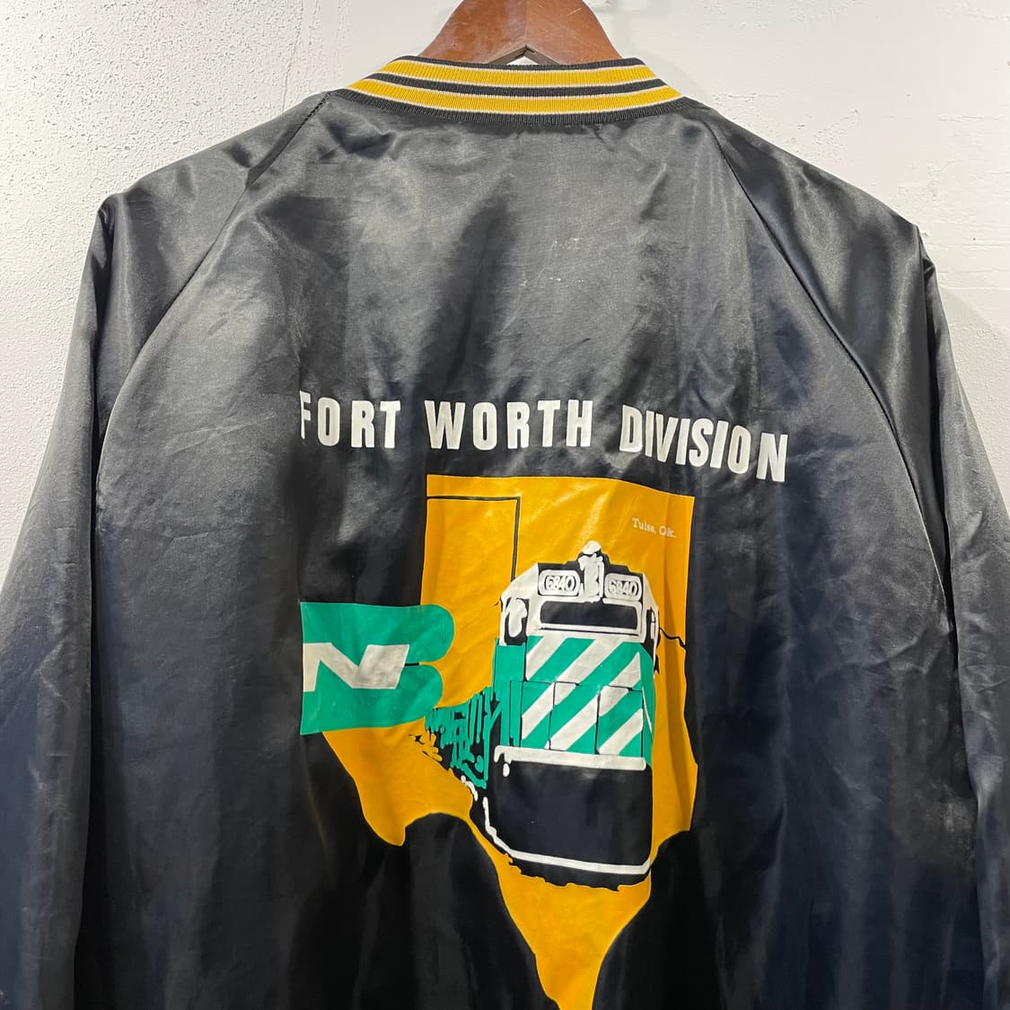 usa 빈티지 새틴자켓 3XL 상품이미지4