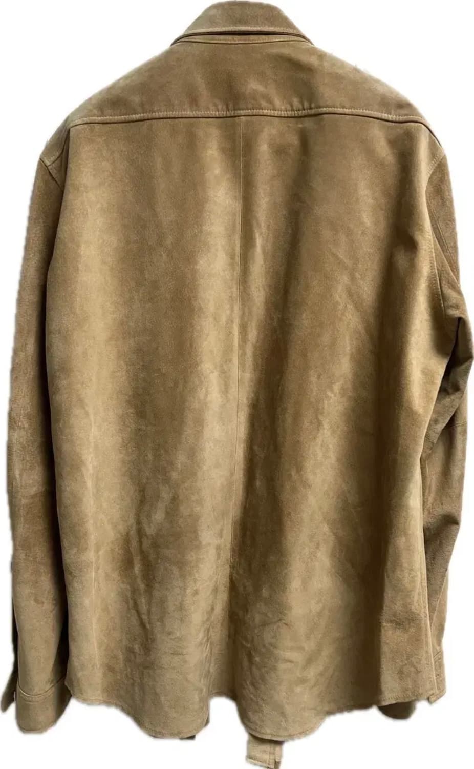 L) stu 레더 셔츠 카멜 상품이미지2